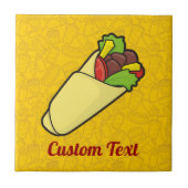 Tortilla Sandwich Wrap Tile Fliese (Vorderseite)