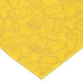 Tortilla Sandwich Wrap Tischdecke (Schrägansicht)