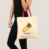 Tortilla Sandwich Wrap Tote Bag Tragetasche (Vorderseite (Produkt))