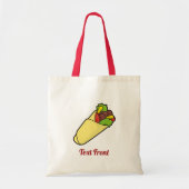 Tortilla Sandwich Wrap Tote Bag Tragetasche (Vorne)