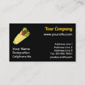 Tortilla Sandwich Wrap Visitenkarte (Vorderseite)