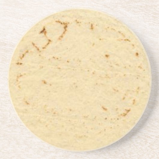 Tortilla Vierstone-Runde Getränkeuntersetzer (Vorne)