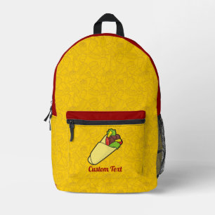 Tortilla Wrap Bedruckter Rucksack