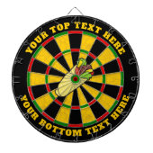 Tortilla Wrap Dartboard mit benutzerdefiniertem Te Dartscheibe (vorne)