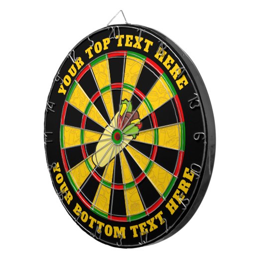 Tortilla Wrap Dartboard mit benutzerdefiniertem Te Dartscheibe (Vorderseite rechts)