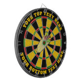 Tortilla Wrap Dartboard mit benutzerdefiniertem Te Dartscheibe (Vorderseite Links)