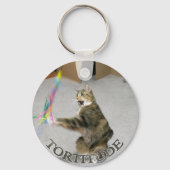 Tortitude cat keychain schlüsselanhänger (Vorderseite)