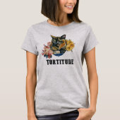 Tortitude tortie cat komisch T-Shirt (Vorderseite)