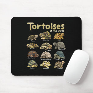 Tortoise Animals of the World Niedlich Reptile Tur Mousepad