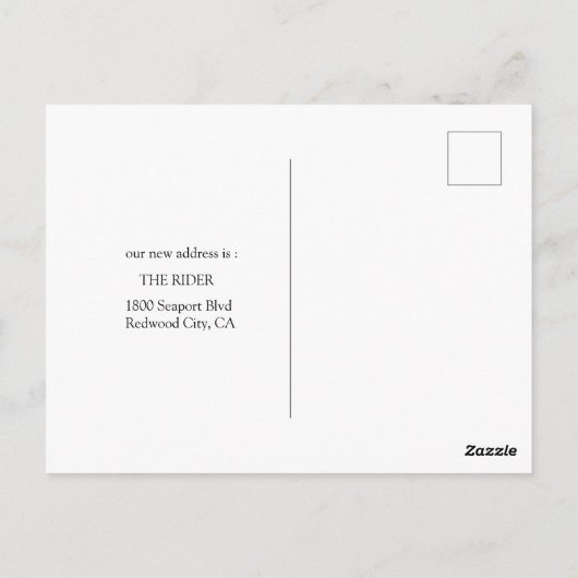 Tortoise Art Postkarte (Rückseite)