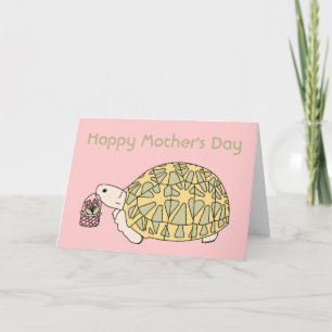 Tortoise Card 5 für Muttertag individuell anpassba Karte