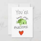 Tortoise Card RSVP Karte (Vorderseite)