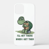 Tortoise cartoon tshirt Case-Mate iPhone hülle (Rückseite)