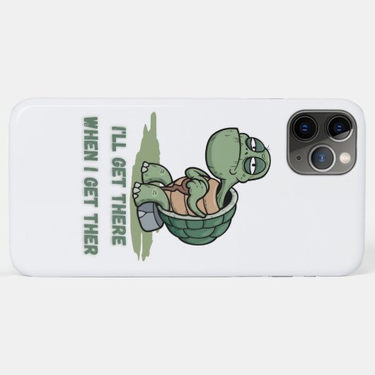Tortoise cartoon tshirt Case-Mate iPhone hülle (Rückseite (Horizontal))