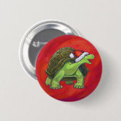 Tortoise Christmas Button (Vorne & Hinten)