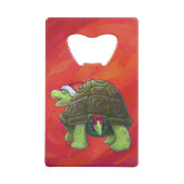 Tortoise Christmas Geldkarten Flaschenöffner (Rückseite)