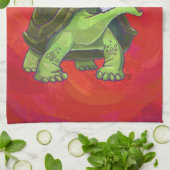 Tortoise Christmas Handtuch (Gefaltet)