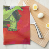 Tortoise Christmas Handtuch (Viertel Falte)