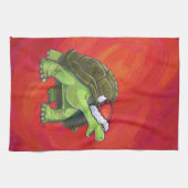 Tortoise Christmas Handtuch (Horizontal)