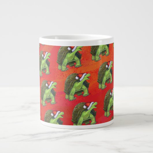 Tortoise Christmas Jumbo-Tasse (Vorderseite)