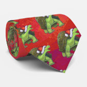 Tortoise Christmas Krawatte (Gerollt)