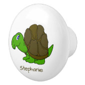 Tortoise Design Personalised Keramikknauf (Rechts)