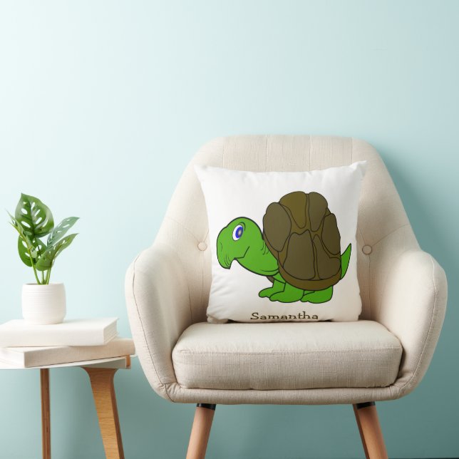 Tortoise Design Personalisiert Kissen (Stuhl )