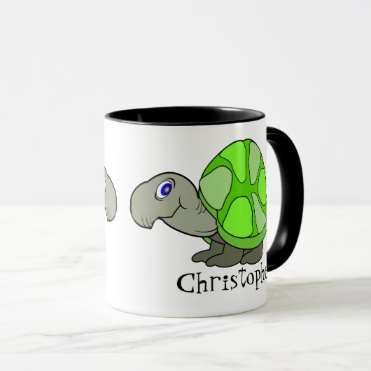 Tortoise Design Tasse (VorderseiteRechts)