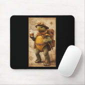 Tortoise Explorer Adventure Hiking Travel Nature Mousepad (Mit Mouse)