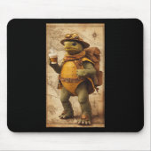 Tortoise Explorer Adventure Hiking Travel Nature Mousepad (Vorne)