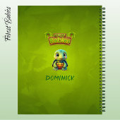 Tortoise Fun Box Turtle Whimsical Zoo Animal 🐢 Notizblock