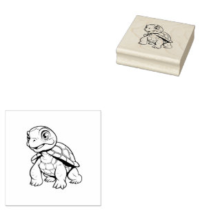 Tortoise Gummistempel