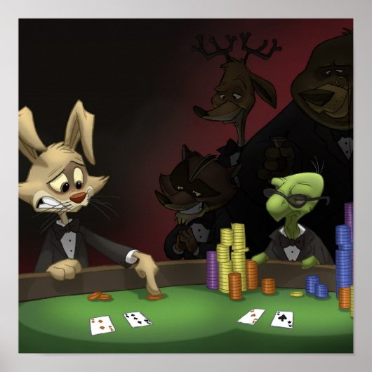 Tortoise & Hare Print Poster (Vorne)