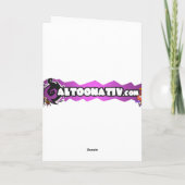 Tortoise Knight Birthday Card Karte (Rückseite)