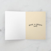 Tortoise Knight Birthday Card Karte (Innenseite)