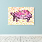 Tortoise Leinwanddruck (Insitu (Holzboden))