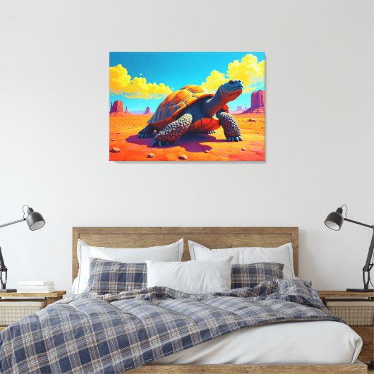 Tortoise Leinwanddruck (Insitu (Schlafzimmer))