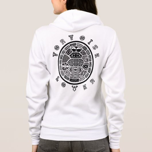 TORTOISE LOVER ZIP UP HOODIE (Rückseite)