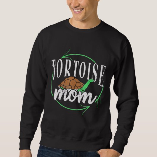 Tortoise Mama - Schildkröte Gopher Reptile Terr Sweatshirt (Vorderseite)
