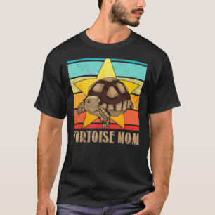 Tortoise Mama Vintag Tortoises Reptilien Schildkrö T-Shirt