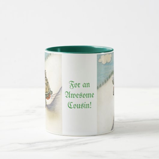 Tortoise mit Schnecke Tasse (Zentrum)