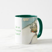Tortoise mit Schnecke Tasse (VorderseiteRechts)