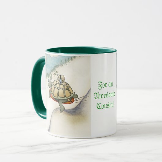 Tortoise mit Schnecke Tasse (Vorderseite Links)