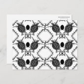 Tortoise Moons Muster Postkarte (Vorne/Hinten)