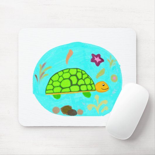 Tortoise Mouse Pad Mousepad (Mit Mouse)