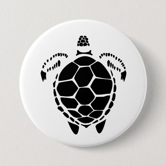 Tortoise Muschel Button (Vorderseite)