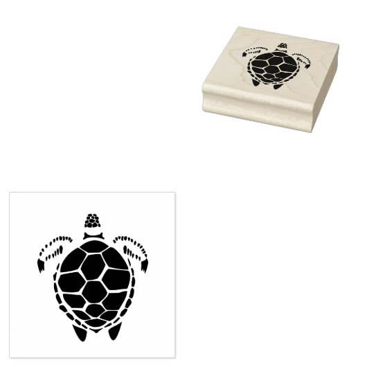 Tortoise Muschel Gummistempel (Stempel)