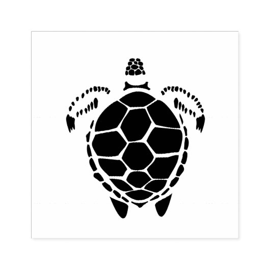 Tortoise Muschel Gummistempel (Prägung)