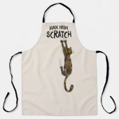 Tortoise Muschel Katze aus Scratch Tortie Schürze (Vorderseite)