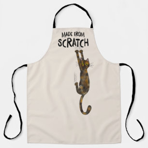 Tortoise Muschel Katze aus Scratch Tortie Schürze